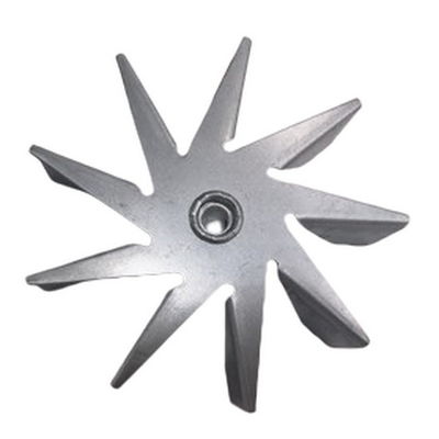 114mm Diâmetro Caminha Ventilador 9 Lâmina Chapa Galvanizada Para Forno Pellet