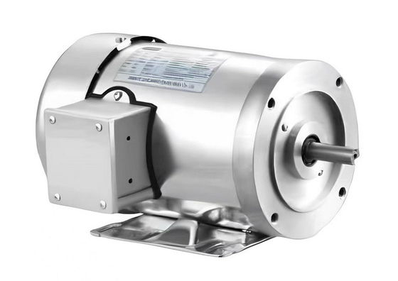 Washdown trifásico IP55 1HP 1745RPM do motor de aço inoxidável do NEMA 56C TEFC