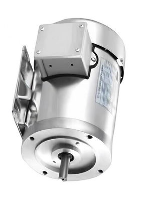 Washdown trifásico IP55 1HP 1745RPM do motor de aço inoxidável do NEMA 56C TEFC