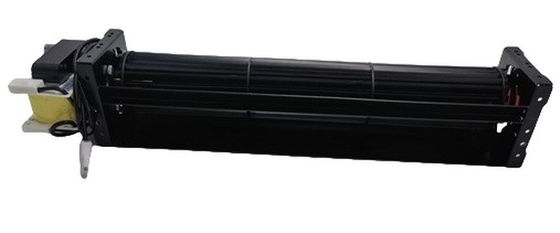 Ventilador de fluxo cruzado de ventoinha tangencial Eletróforese preta 120V 60HZ 260mm Para forno elétrico
