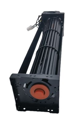 Ventilador de fluxo cruzado de ventoinha tangencial Eletróforese preta 120V 60HZ 260mm Para forno elétrico
